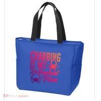 Crabbing Is My Retiret Plan Crab Hunter Gift Tote Bag thumb 3
