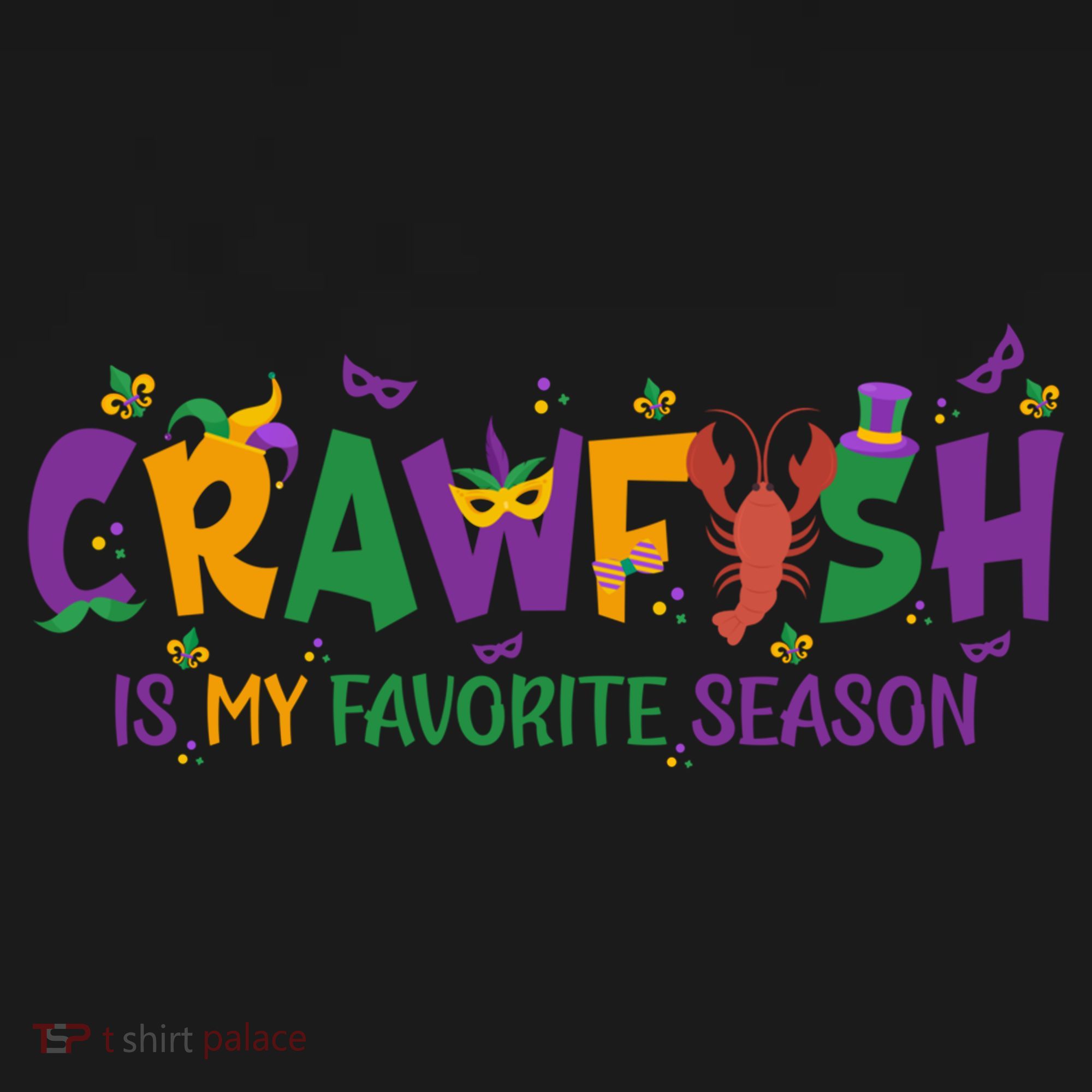 Crawfish Is My Favorite Season Mardi Gras Crawfish Lobster Gift Doggie Tank