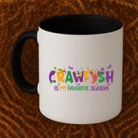 Crawfish Is My Favorite Season Mardi Gras Crawfish Lobster Gift Coffee Mug thumb 2