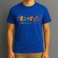 Crawfish Is My Favorite Season Mardi Gras Crawfish Lobster Gift T-Shirt thumb 3