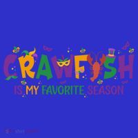 Crawfish Is My Favorite Season Mardi Gras Crawfish Lobster Gift Kids Long Sleeve Shirt thumb 2
