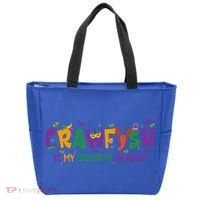 Crawfish Is My Favorite Season Mardi Gras Crawfish Lobster Gift Tote Bag thumb 0
