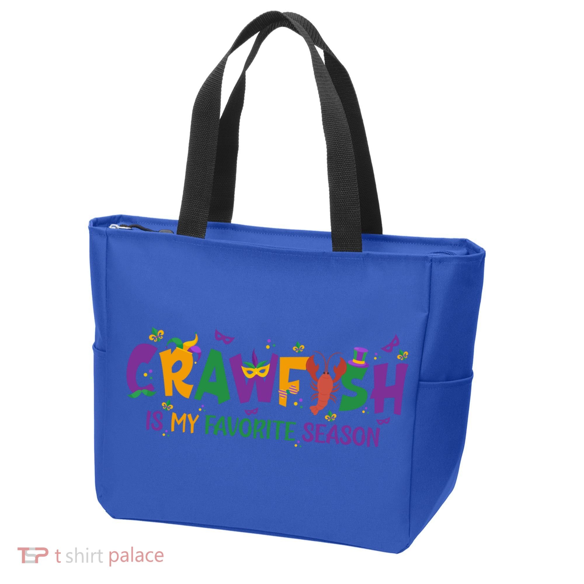 Crawfish Is My Favorite Season Mardi Gras Crawfish Lobster Gift Tote Bag