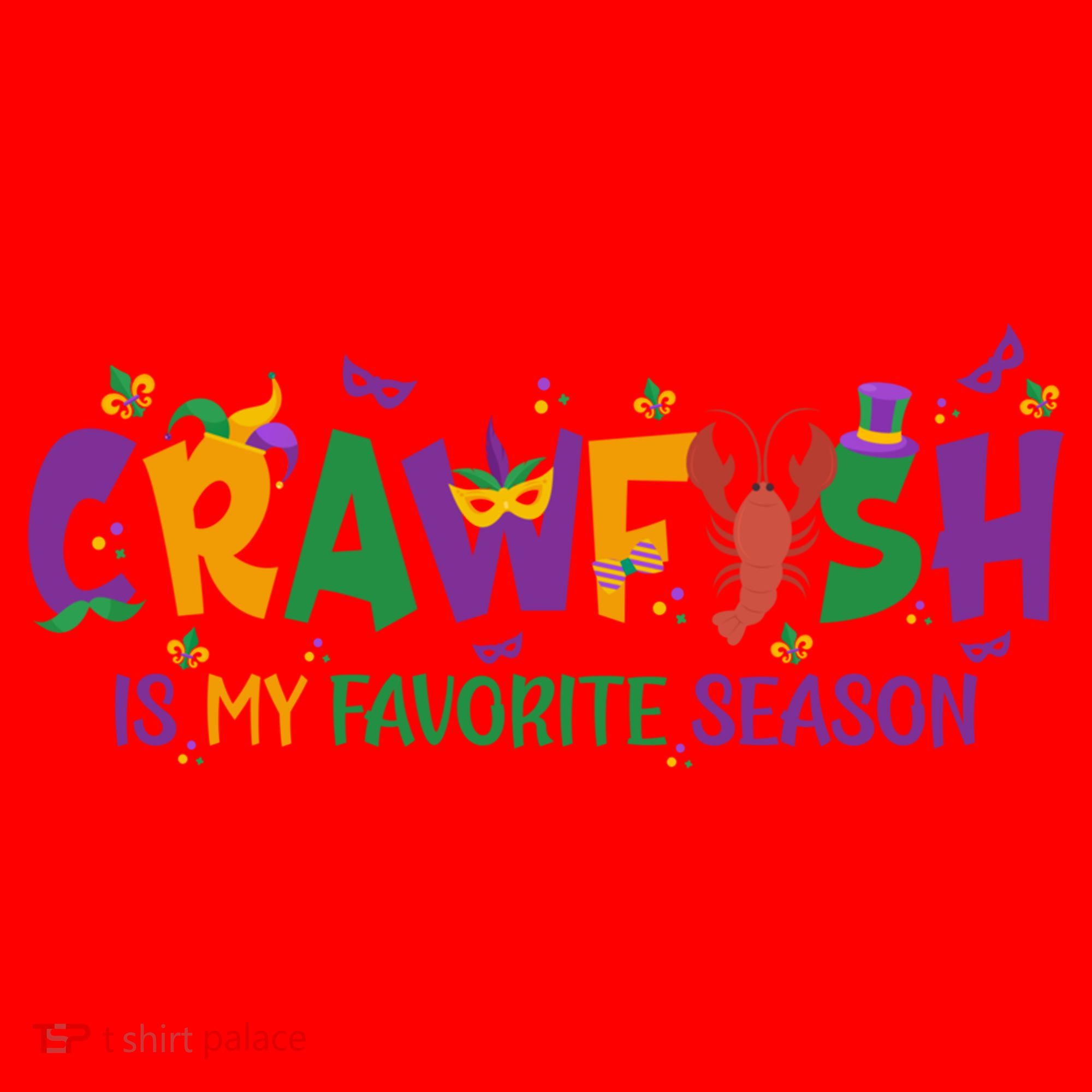 Crawfish Is My Favorite Season Mardi Gras Crawfish Lobster Gift Santa Hat