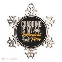 Crabbing Is My Retiret Plan Crab Hunter Gift Ornament thumb 0