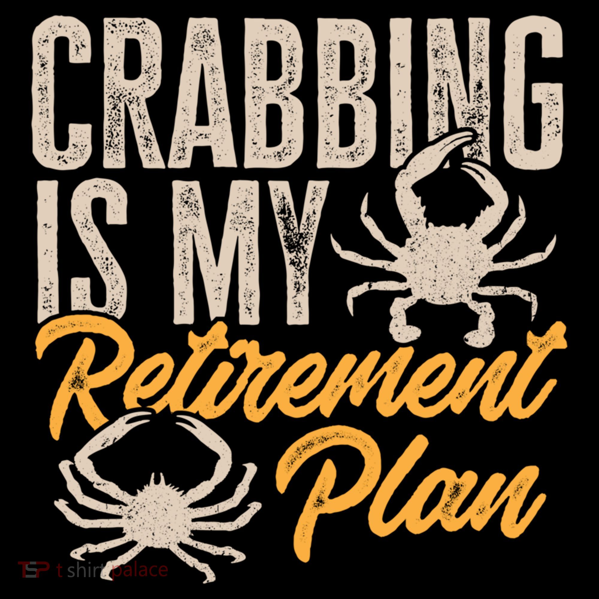 Crabbing Is My Retiret Plan Crab Hunter Gift Ornament