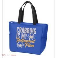 Crabbing Is My Retiret Plan Crab Hunter Gift Tote Bag thumb 3