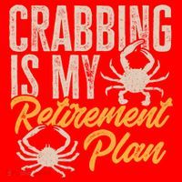 Crabbing Is My Retiret Plan Crab Hunter Gift Santa Hat thumb 1