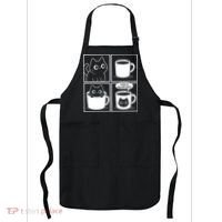 Coffee Is My Safe Place Cat Meme Apron thumb 0