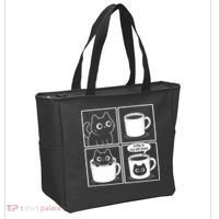 Coffee Is My Safe Place Cat Meme Tote Bag thumb 2