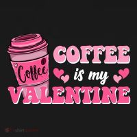 Coffee Is My Valentine Retro Cute Backpack thumb 2