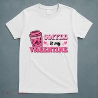 Coffee Is My Valentine Retro Cute T-Shirt thumb 5
