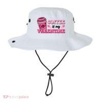 Coffee Is My Valentine Retro Cute Bucket Hat thumb 0