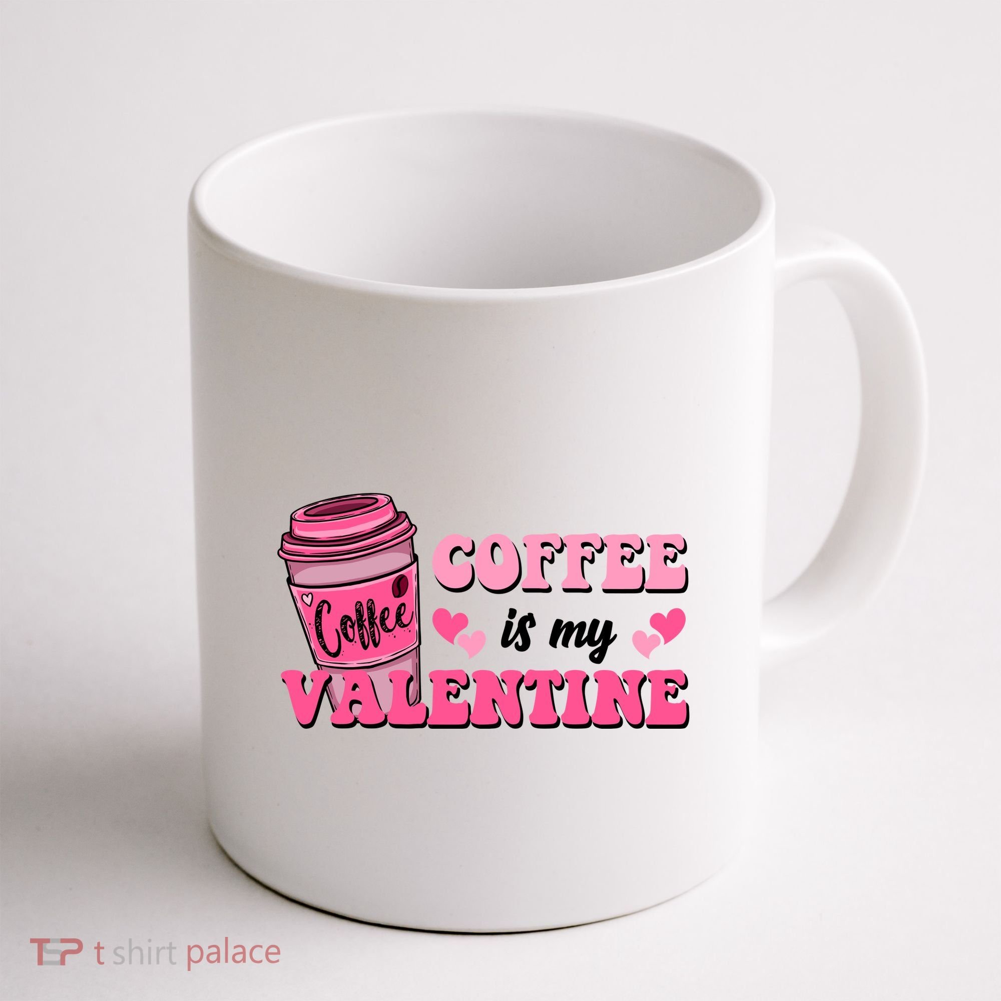 Coffee Is My Valentine Retro Cute Coffee Mug