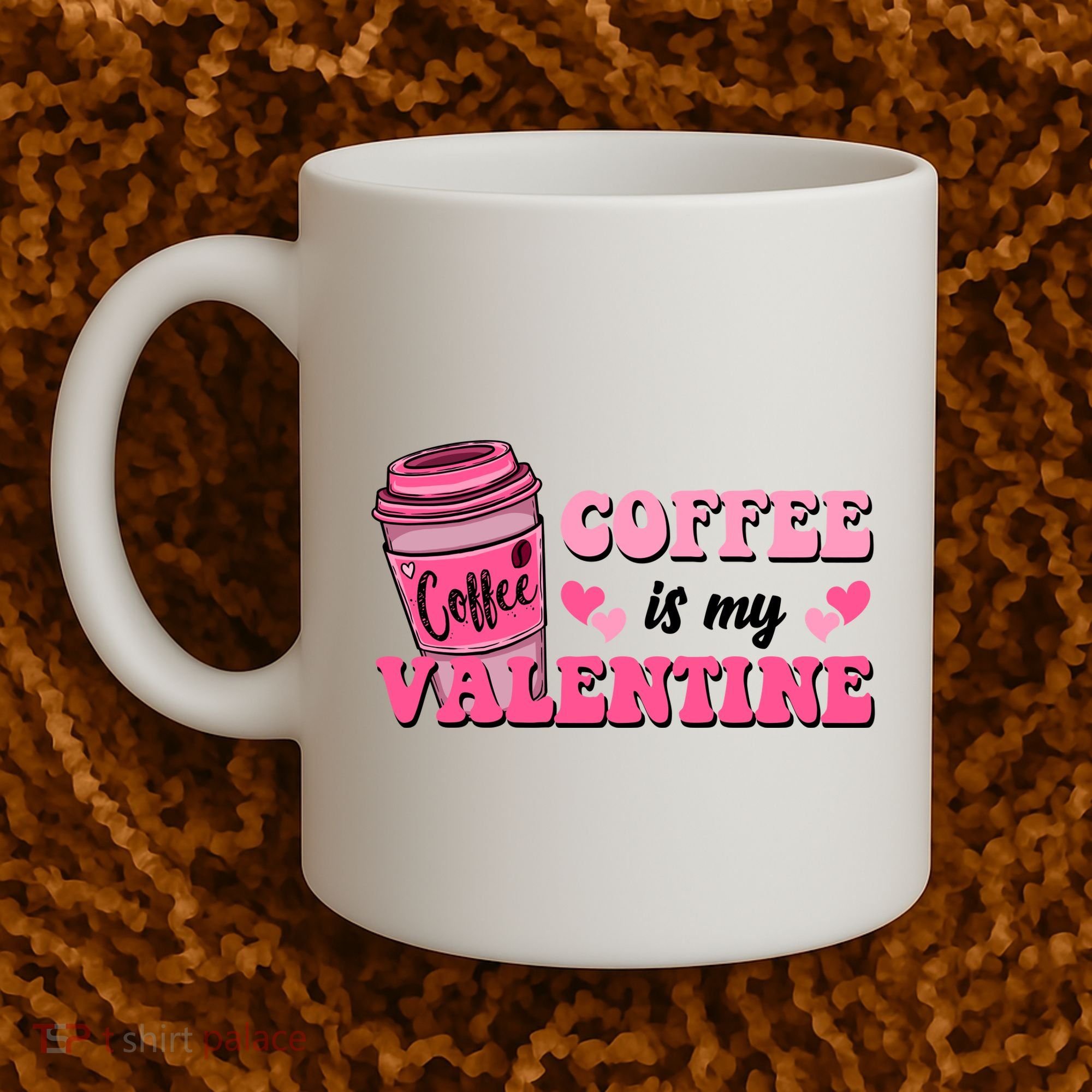 Coffee Is My Valentine Retro Cute Coffee Mug