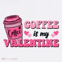 Coffee Is My Valentine Retro Cute Mousepad thumb 1