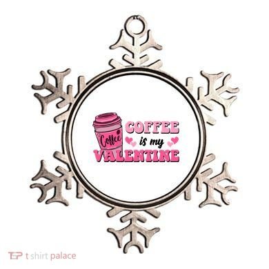 Coffee Is My Valentine Retro Cute Ornament