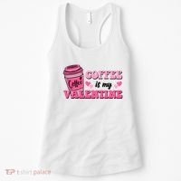 Coffee Is My Valentine Retro Cute Women's Tank Top thumb 0