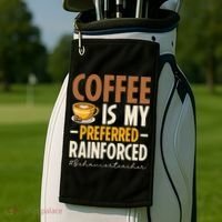 Coffee Is My Preferred Reinforcer Behavior Teacher ABA Golf Towel thumb 2