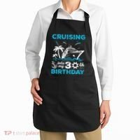 Cruising Into My 30th Birthday 30 Year Old Cruise Birthday Apron thumb 2