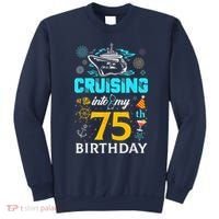Cruising Into My 75 Year Old Birthday Squad 75th Cruise Bday Sweatshirt thumb 0
