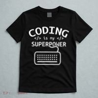 Coding Is My Superpower Coder Code Software Programmer T-Shirt thumb 5