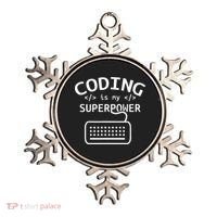 Coding Is My Superpower Coder Code Software Programmer Ornament thumb 0