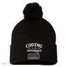 Coding Is My Superpower Coder Code Software Programmer Pom Pom 12in Knit Beanie