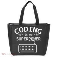 Coding Is My Superpower Coder Code Software Programmer Tote Bag thumb 0