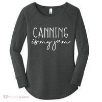 Canning Is My Jam Funny Homesteading Sayings Homesteader Women's Perfect Tri Tunic Long Sleeve Shirt thumb 0