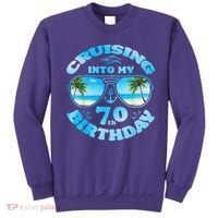 Cruising Into My 70th Birthday-Matching 70th Birthday Cruise Sweatshirt thumb 0