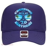 Cruising Into My 70th Birthday-Matching 70th Birthday Cruise Hat thumb 0