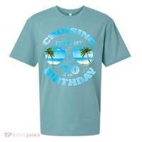 Cruising Into My 70th Birthday-Matching 70th Birthday Cruise Sueded Cloud Jersey T-Shirt thumb 0