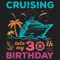 Cruising Into My 30th Birthday Party My Birthday Cruise Beanie thumb 2