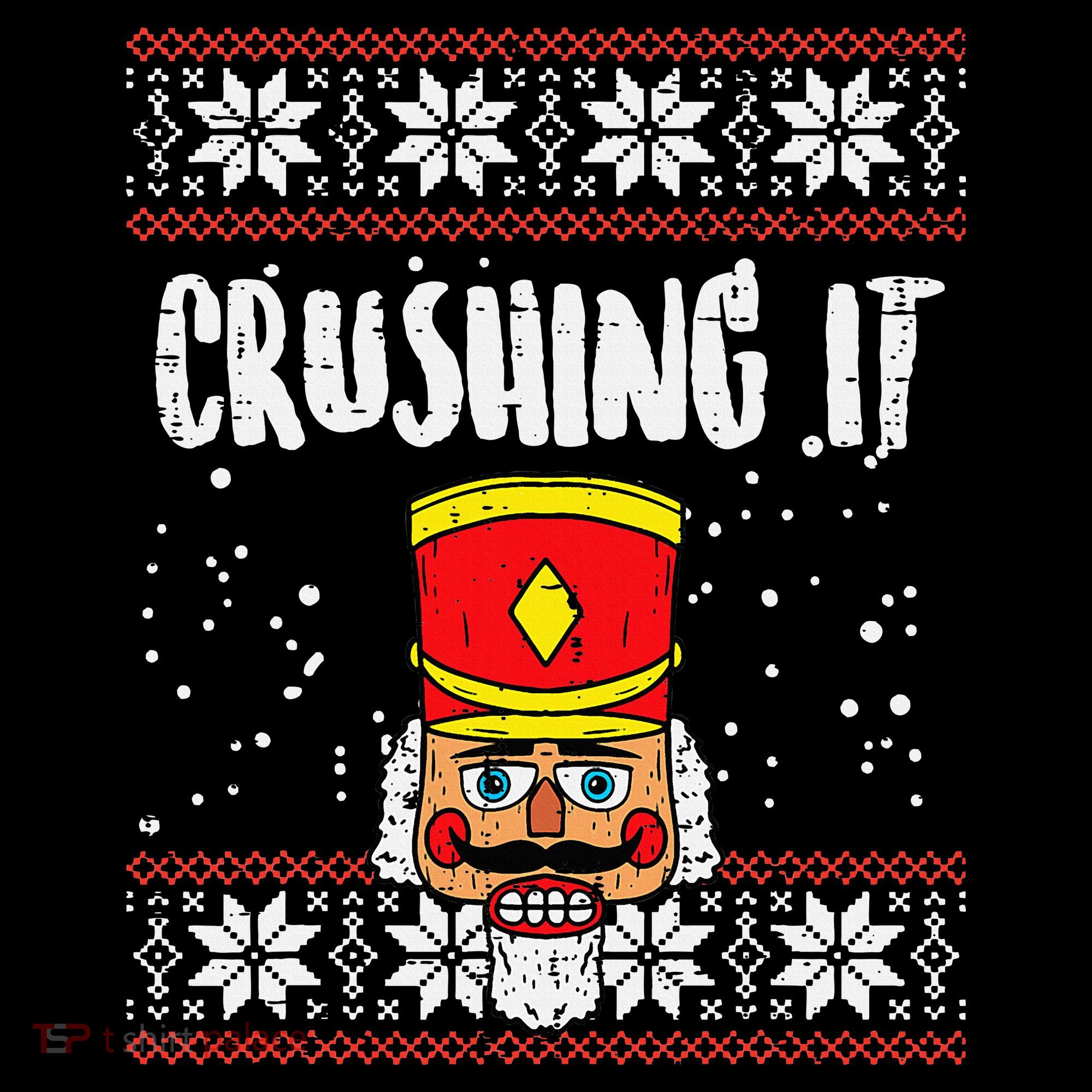 Crushing It Nutcracker Ugly Christmas Xmas Doggie Tank