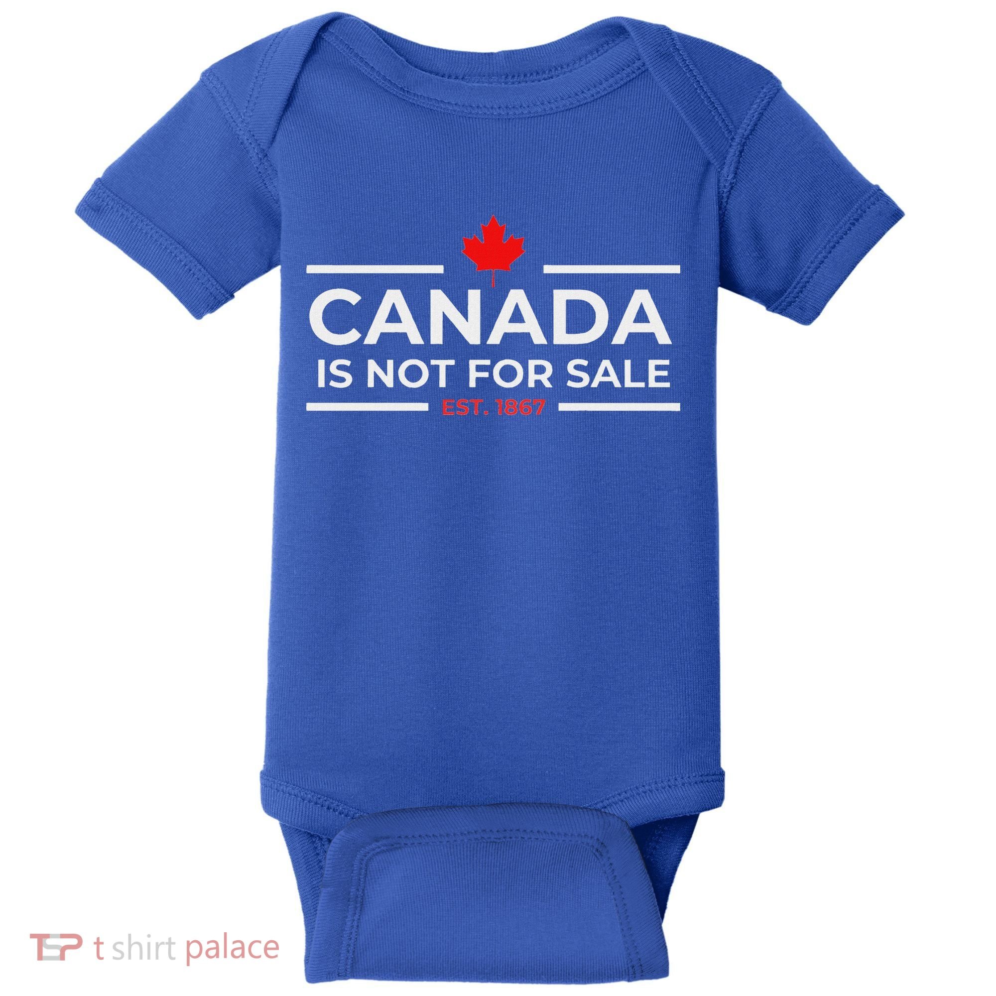 Canada Is Not For Sale 1867 Baby Bodysuit