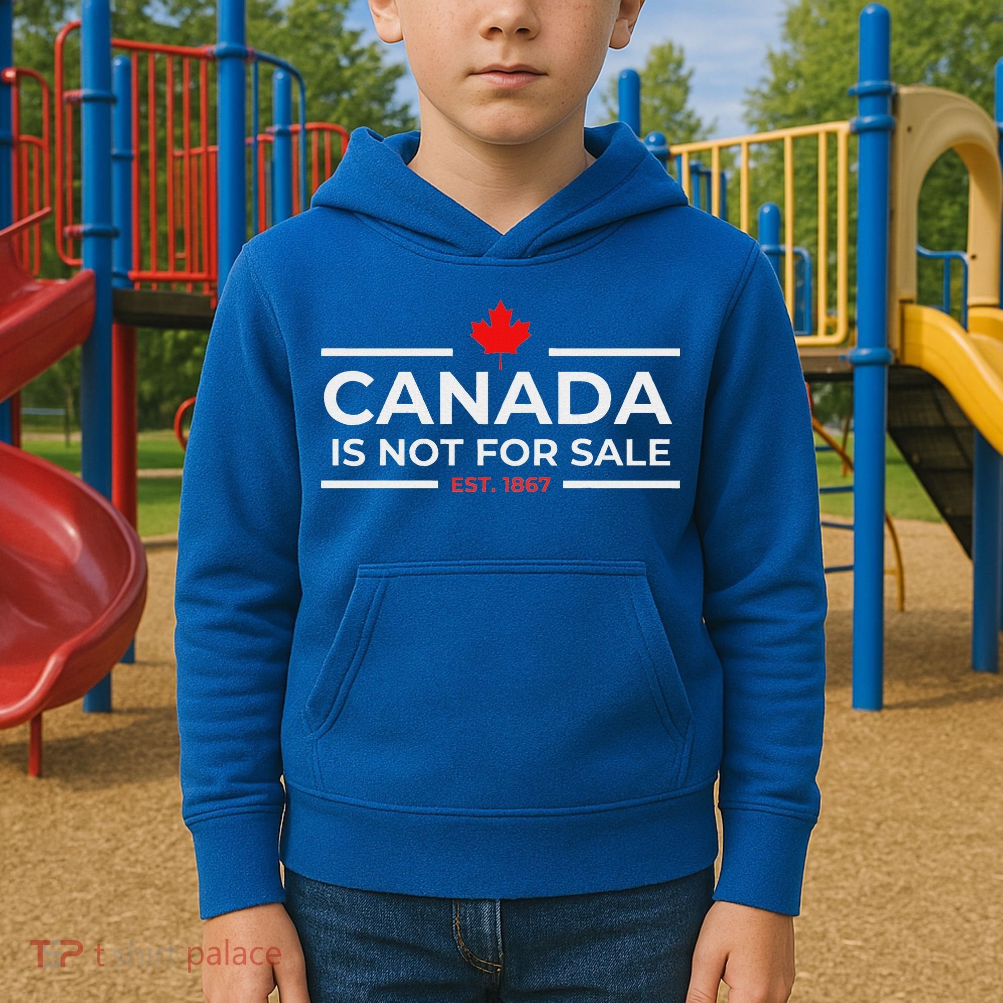 Canada Is Not For Sale 1867 Kids Hoodie