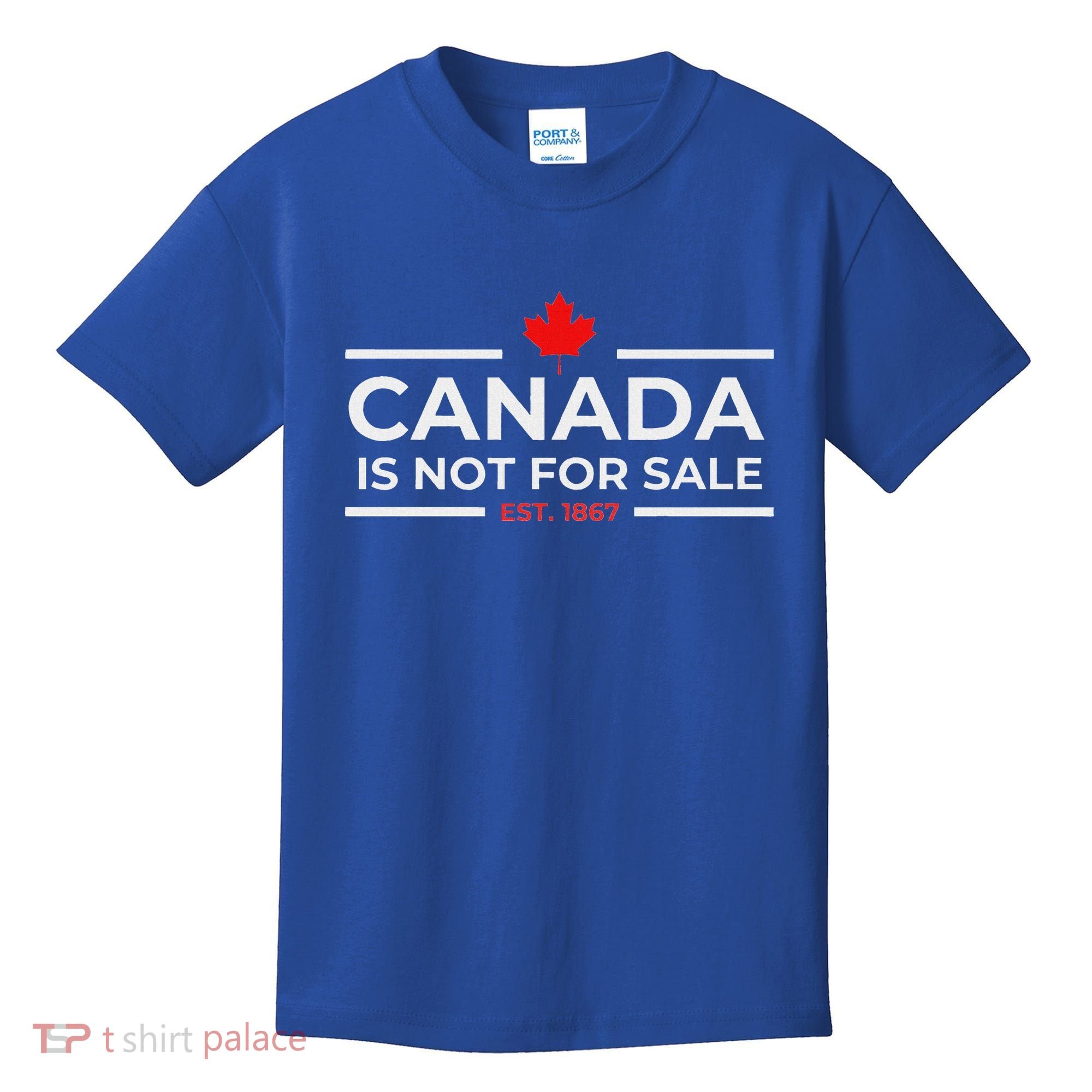 Canada Is Not For Sale 1867 Kids T-Shirt
