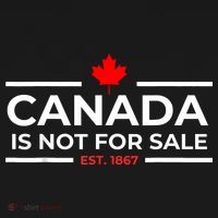 Canada Is Not For Sale 1867 Funny Women's Tank Top thumb 5