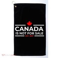 Canada Is Not For Sale 1867 Funny Golf Towel thumb 0