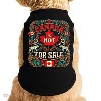 Canada Is Not For Sale Est. 1867 Proud Canadian Doggie Tank thumb 0
