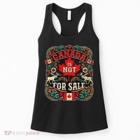 Canada Is Not For Sale Est. 1867 Proud Canadian Women's Tank Top thumb 0