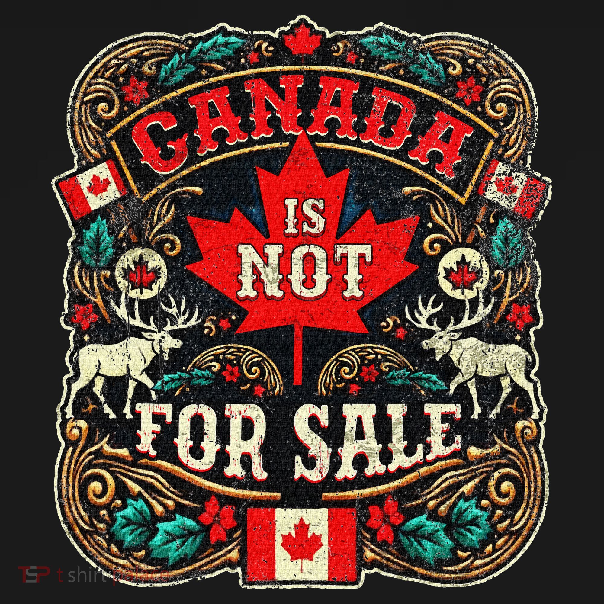 Canada Is Not For Sale Est. 1867 Proud Canadian Baby Bodysuit