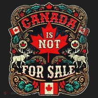 Canada Is Not For Sale Est. 1867 Proud Canadian Golf Towel thumb 3