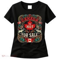 Canada Is Not For Sale Est. 1867 Proud Canadian Women's T-Shirt thumb 0