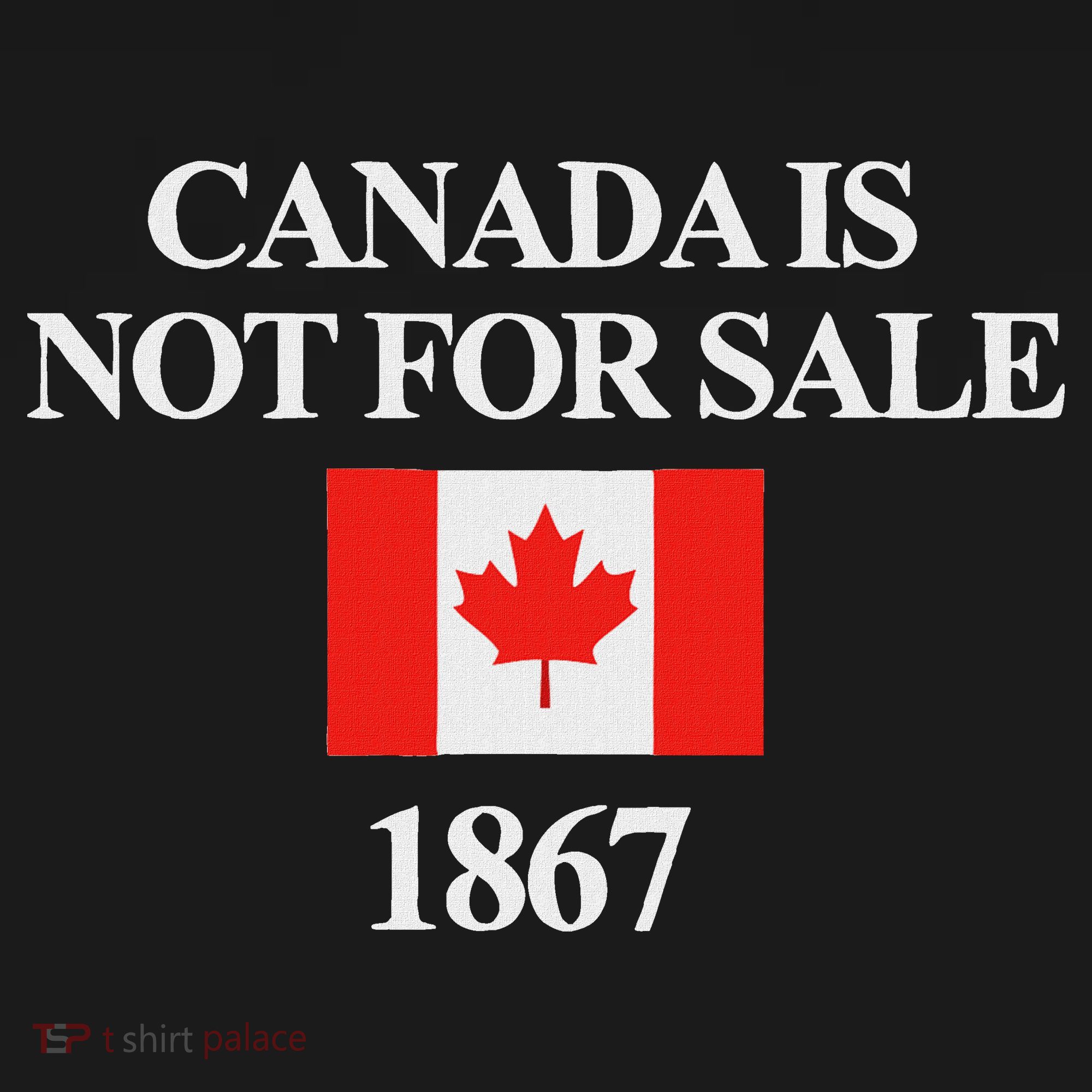 Canada Is Not For Sale 1867 Doggie Tank