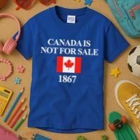 Canada Is Not For Sale 1867 Kids T-Shirt thumb 3