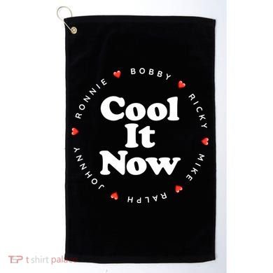 Cool It Now Ronnie Bobby Ricky Mike Ralph And Johnny Golf Towel