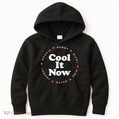 Cool It Now Ronnie Bobby Ricky Mike Ralph And Johnny Kids Hoodie