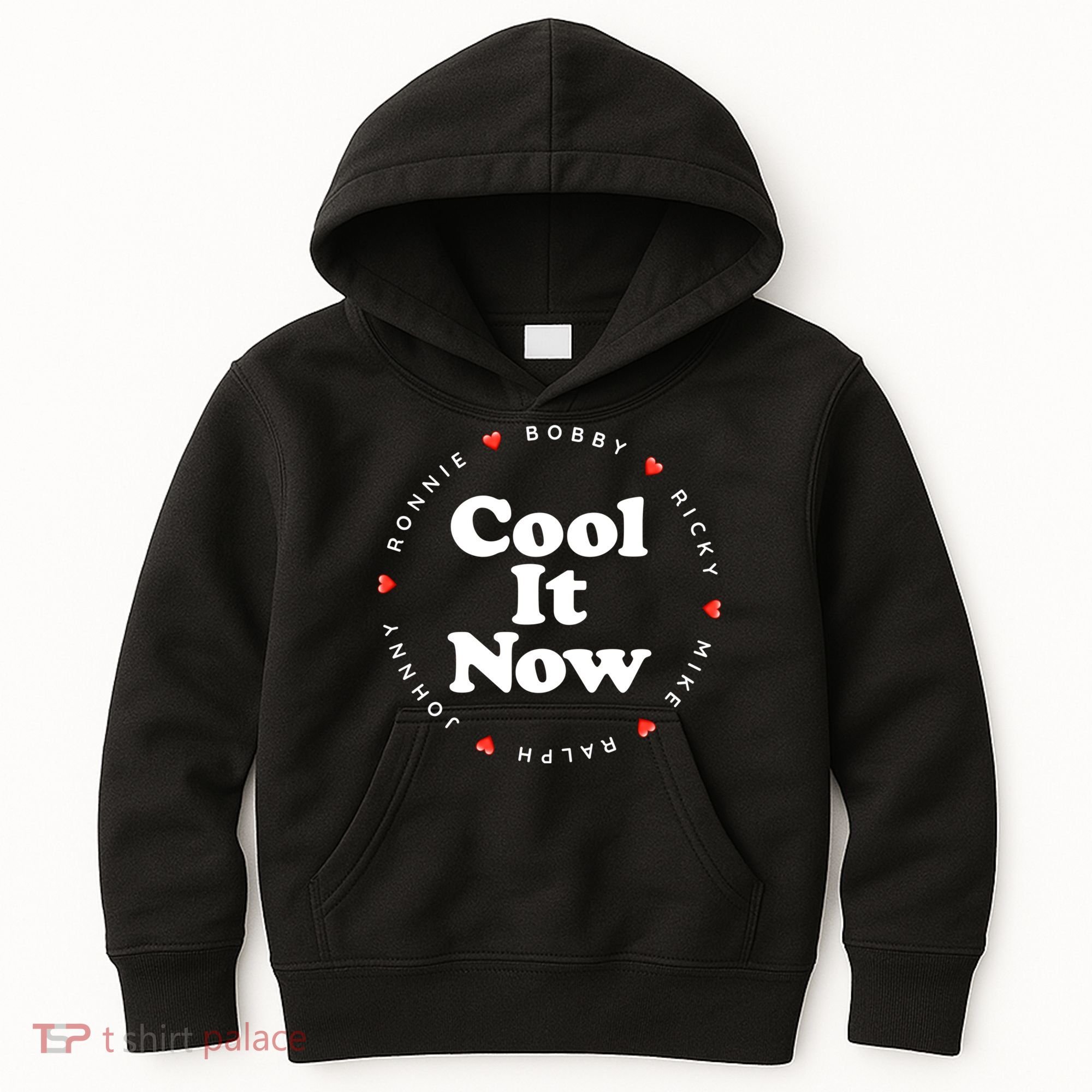 Cool It Now Ronnie Bobby Ricky Mike Ralph And Johnny Kids Hoodie